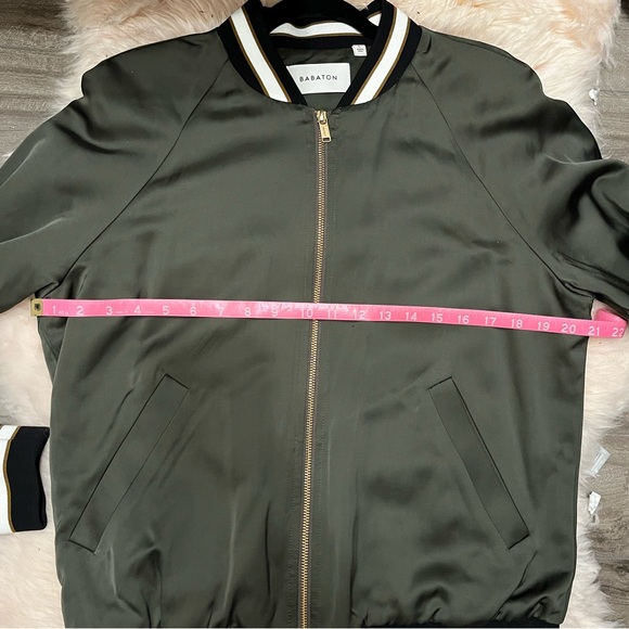 Babaton Chelsey Satin Bomber Jacket - Picture 10 of 13